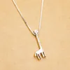 Pendant Necklaces Silver Plated Jewelry Fashion Small Fresh Giraffe Cute Animal Anti-allergy Clavicle Chain N036