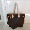 2pcs sets Luxury Womans shoulder bags purse two-piece designer Totes Fashion flower handbag wallets messenger PU handbags case