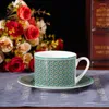 Tasses soucoupes en porcelaine européenne avec porcelaine de luxe, ensemble de soucoupes à café et à thé au lait, vaisselle élégante, cadeaux d'anniversaire de mariage