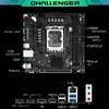 Maxsun Challenger H610 ITX Mini Anakart Destekler Intel 12. 13. CPU 12100 12400 12700 13600K/F LGA 1700 DDR4 M.2