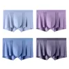 MUITOPANTES 4PCS/LOTOS Modais Borgetes de boxe sem costura Men Aprese de roupas íntimas Bolsa respirável Pouca Slip Slip Fina Panties Boxershorts Troncos Calzoncillo