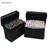 TouchFive Art Marker Coether Double Beaded Sketch for School Drawing Design Design Supplies