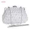 Bolsas de noite Moda feminina bolsa de miçangas bolsas de bolsa de pérolas pequenas para bolsa de bolsa de boate do casamento hash hasp hasp