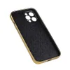 Lyxiga metallfodral i rostfritt stål Krokodilstruktur för iPhone 14 13 12 11 Pro Max Mjuk plätering Ram Kamera Skyddsfodral