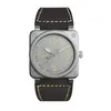 Ny -Saling Watch Non -Scale Fashion Square Disc rostfritt st￥l Watch206C