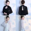 Scarves Wedding Accessories Long Sleeve Cloak Soft Cape Evening Prom Bride Chiffon Shawl Bridal