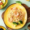 Skålar kreativa keramiska sallad skål ananas tallrik heminredning bordsart söta soppa nudel frukt kök arrangör