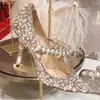 Dress Shoes Zapatos De Tacon Mujer Elegantes For Women 2023 Designer Luxury High Heels Scarpe Da Donna Tacco Pumps