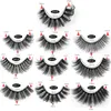 5 paar valse Russische wimperstrip D Curl Lash Extensions Benodigdheden Wimpercombinatie Groothandel Make-up