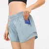 Shorts pour femmes, taille haute, pour filles, Yoga, Sport, poches courtes à fermeture éclair, pantalons de Sport, Lingerie d'entraînement