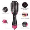 4 en 1 bigoudi une étape cheveux volumateur salon sèche styler chaleur chaude peigne à air lisseur brosse générateur d'ions négatifs outil