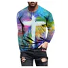 Männer T Shirts 2023 Hemd Männer Sommer Casual Kurzarm Kreuz Muster Kleidung Streetwear Print Graphic Tee T-shirts Tops