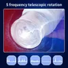 Beauty Items Automatischer 10-Frequenz-Vibrator Penisbewegung Stimulation Masturbation Erwachsene sexy Spielzeuge Männlicher rotierender Saugmasturbator Vagina