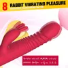 Sk￶nhetsartiklar 8 Hastigheter kraftfull dildo vibrator kvinnlig kanin g spot clitoris stimulator bunny finger wiggling sexiga leksaker f￶r kvinnlig masturbator