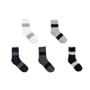 Men's Socks Men Casual Cotton Business Stripes Mens Fashion Leisure Sock Male Breathable Crew