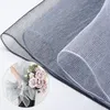 Gift Wrap 10Yard/Roll Floral Bouquet Paper Flower Packaging Gauze Square Grid Hard Net Coarse