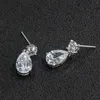 Ketting Oorbellen Set Prachtige Volledige CZ Zirconia Bruiloft Bruids Voor Vrouwen Meisje Gala Party Sieraden CN101312457