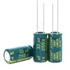 5pcs 33UF 250V 10x20mm Corrente de ondulação de alta vida Vida longa 250v33UF Capacitor eletrolítico de alumínio