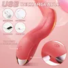 10 Mode Heating Tongue Licking Vibrator Mini Sex Toys for Women Clit Stimulator G-spot Nipple Female Masturbator Couples Product