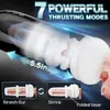 Automatic Male Masturbator Cup with 7 Thrusting 7 Vibration Sex Toy Electric Masturbators 5.5in Realistic Sleeve Pocket