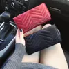 Nouveau style femmes portefeuille Marmont célèbre concepteur en cuir Pu mode unique fermeture éclair dames Long Purse245V