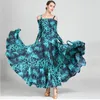 Scene Wear Ballroom Competition Dance Dress Women Modern Tango Waltz Standard Sexiga kostymer