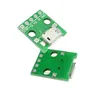 Micro USB para Dip Dip-5 5pin 2,54mm Adaptador Module Painel da placa Pinboard feminino PCB Tipo de peças