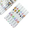 Double-headed lace roller highlighter hand account painting copy newspaper border pen black hook line art marker