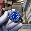 BP Fabrik Högkvalitativ herr Titta på Classic 116610 126610 126619 124060 41mm Blue Dial Date Watches Automatic Steel With Glide Lock Clasp Herrkläder