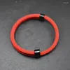 Bracelets porte-bonheur 2023 Fil Bracelet Hommes Femmes Réglable Rouge Braslet Pour Amoureux Distance Couple Brazalete Minimaliste Yoga Méditation