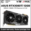 ASUS TUF RTX3080TI 12GB ROG Strix Geforce RTX 3080TI 12G NVIDIA 그래픽 카드 384 비트 DDR6X 그래픽 카드