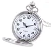 Pocket Watches Clock Women's Time Chain Necklace Watch Crown Unisex Fashion Bronze Relogio Masculino Feminino Luxury 2023
