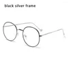 Zonnebrillen unisex ultralight vintage metalen bril plat spiegelglazen optische bril brillen brillen