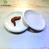 A5 Melamine Dishes White Imitation Porcelain Dinnerware Dinner Plate Restaurant Tableware Round Large Plate For Western Food