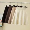 Skirts 2023 Spring Light Luxury Fashion Thickened Knitted Short Skirt Loose All-match Boutique Clothing Simple Style