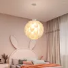 Kolye lambaları Modern LED Pinecone Tavan Avizeleri Petal Yemek Odası Lambası Oturma Yatak Odası Dekoru Hafif Parlak