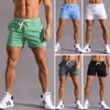 Herr shorts män bomull vit springa sport homme gym basket joggare elastiska casual streetwear manliga kläder