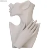 Vases WDDSXXJSL Ceramic Body Art Vase High Temperature Firing Home Living Room Flower Arrangement Ornaments Creative