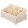 Storage Boxes Long Lasting Good Multi-Grids Pencil Holder Cosmetic Basket ABS Box Wide Application For Home