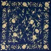 Foulard en soie naturelle femmes Bandana femme cheveux gros tête mode femmes carré foulard papillon dame cadeau