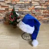 Berretti di Natale Nero Rosso Cappello di peluche Babbo Natale Novità Decorazioni per bambini Per l'anno Casa Regalo di Natale Forniture per feste