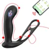 Itens de beleza massageador masculino Bluetooth App vibrador para homens gay anal plug plug plug sem fio butt butt sexy casais adultos brinquedos adultos