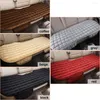 Car Seat Covers Universal Cover Front Rear Flocking Cloth Auto Warm For Truck Cushion Winter Slide Pad Protector SUV Van Keep Warmth