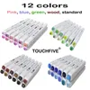 TOUCHFIVE 12/24/30 couleurs Art marqueurs stylo à base d'alcool pinceau stylo Animation Manga dessin Double tête fournitures