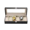 Liscn Watch Box 5 Grids Watch Boxes Hülle PU Leder Caja Reloj Schwarzer Halter Boite Montre Schmuck Geschenkbox 20181208b