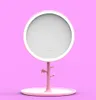 The latest 28.3X18.6CM lighted vanity mirror led filling round makeup mirror many colors to choose from support custom logo