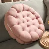 Pillow Round Biscuit Seat Plush Creative Biscuits Cookie Lifelike Food Snack Chair Car Home Decoration