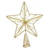 クリスマスデコレーションツリートッパーは、装飾用の形をした星