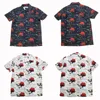 Men's Casual Shirts Men Women Quality Hawaii T-shirt Top Tees Summer Style Flowers WACKO MARIA Shirt