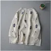 Women's Blouses Spring And Summer Style Mori Women's Blouse Linen Embroidered Nine Sleeve Loose Shirt Thin Solid Color